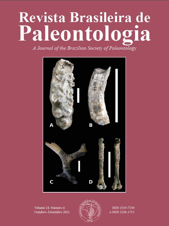 					View Vol. 24 No. 4 (2021): Revista Brasileira de Paleontologia 
				
