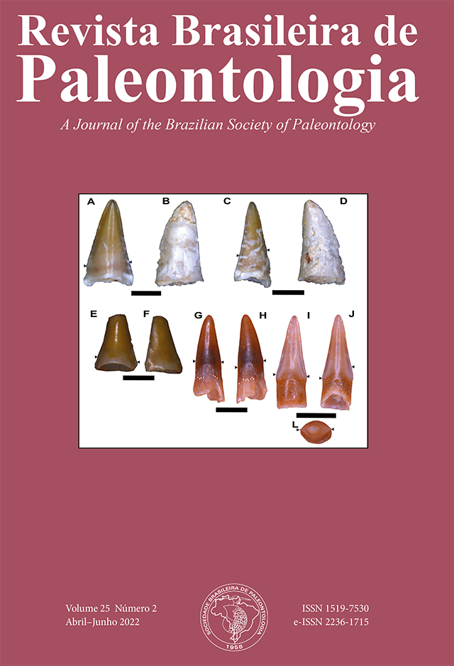 					View Vol. 25 No. 2 (2022): Revista Brasileira de Paleontologia 
				