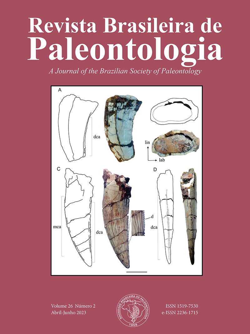 					View Vol. 26 No. 2 (2023): Revista Brasileira de Paleontologia 
				