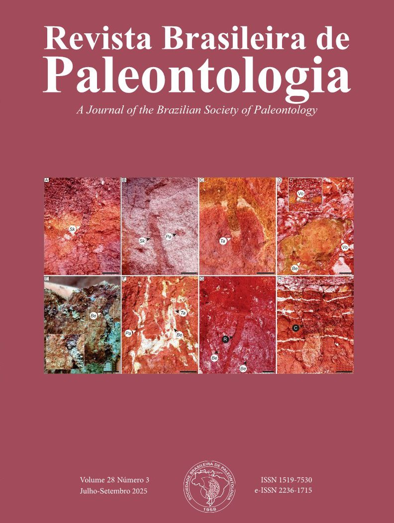 					View Vol. 28 No. 3 (2025): Revista Brasileira de Paleontologia (IN PROGRESS)
				