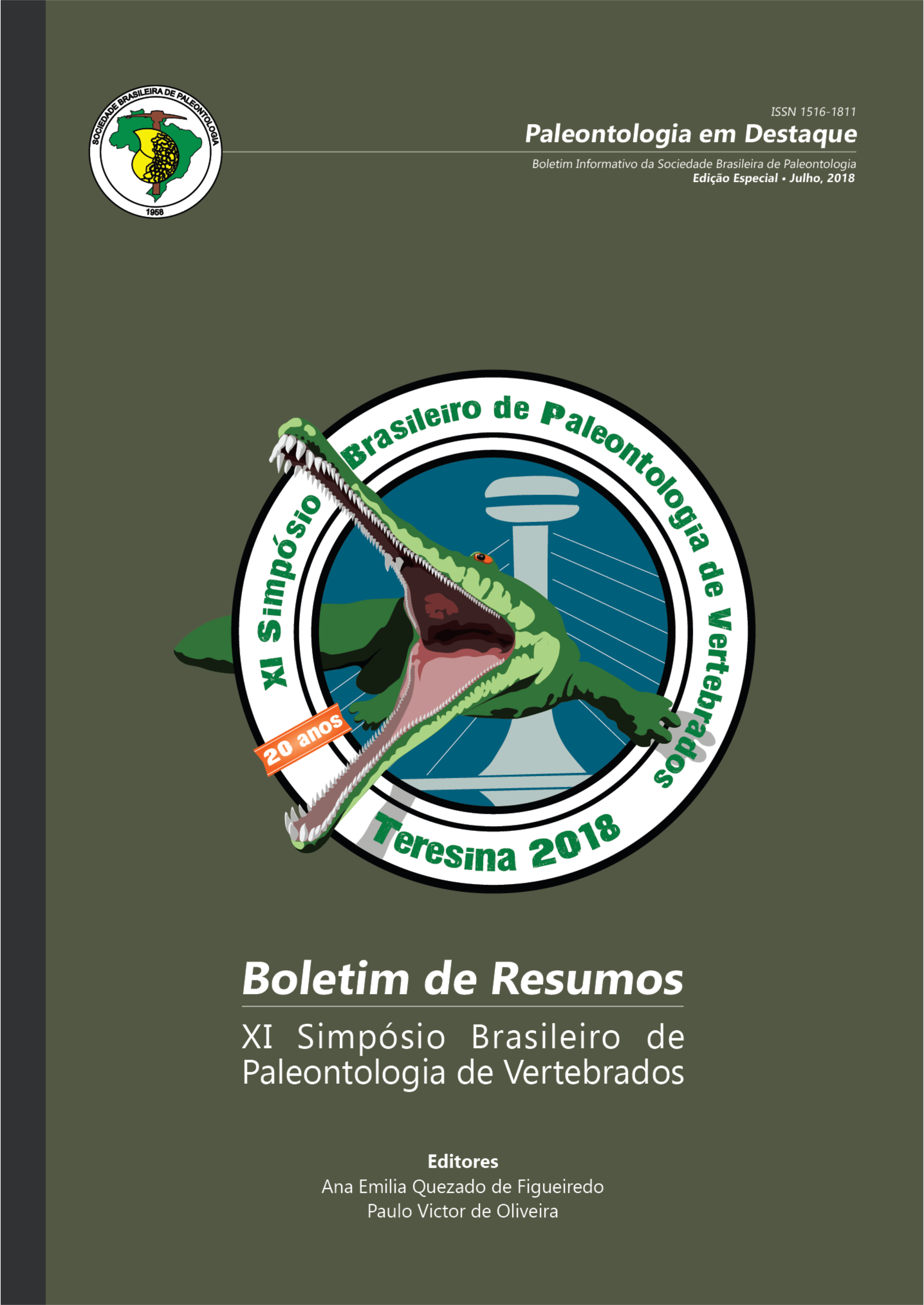 					Visualizar v. 33 n. Edição Especial (2018): Boletim de Resumos XI Simpósio Brasileiro Paleontologia de Vertebrados 2018
				
